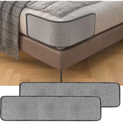 Cat Scratching Pad Natural Sisal Sofa Corner Furniture Protector Scratching Mat Cat Scratch Pads Couch Corner Protecting Furniture Anti-Slip Sisal Cat Repellent Mat for Sofa Bed Chair Desk Legs Cover
