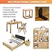 20 Pcs L Corner Brackets 2x2 Inch Black Heavy Duty L Bracket for Joint Right Angle Shelf Support Corner Braces for Shelves, Wood Furniture, Cabinet with Screws (20 Pack)