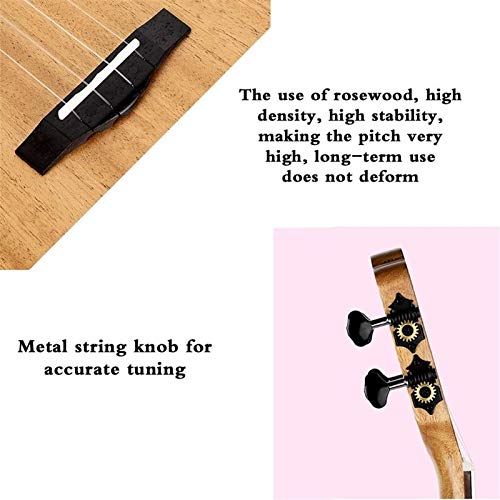 Ukelele Ukulele Beginner Electric Acoustic Concert Ukulele Solid Mahogany 26″ Beginners Starter Kit - Les Beatles, Paul McCartney, John Lennon, RIngo Starr, George Harrison Ukelele Ukulele Beginner Electric Acoustic Concert Ukulele Solid Mahogany 26" Beginners Starter Kit – Image 4