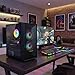 STGAubron Prebuilt Gaming PC Desktop, Radeon RX 550 4G, Intel Core i5 up to 3.6GHz, 16G RAM, 512G SSD, WiFi 6, BT 5.0, RGB Fan x2, Windows 11 Home