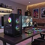 STGAubron Prebuilt Gaming PC Desktop, Radeon RX 550 4G, Intel Core i5 up to 3.6GHz, 16G RAM, 512G SSD, WiFi 6, BT 5.0, RGB Fan x2, Windows 11 Home - Image 5