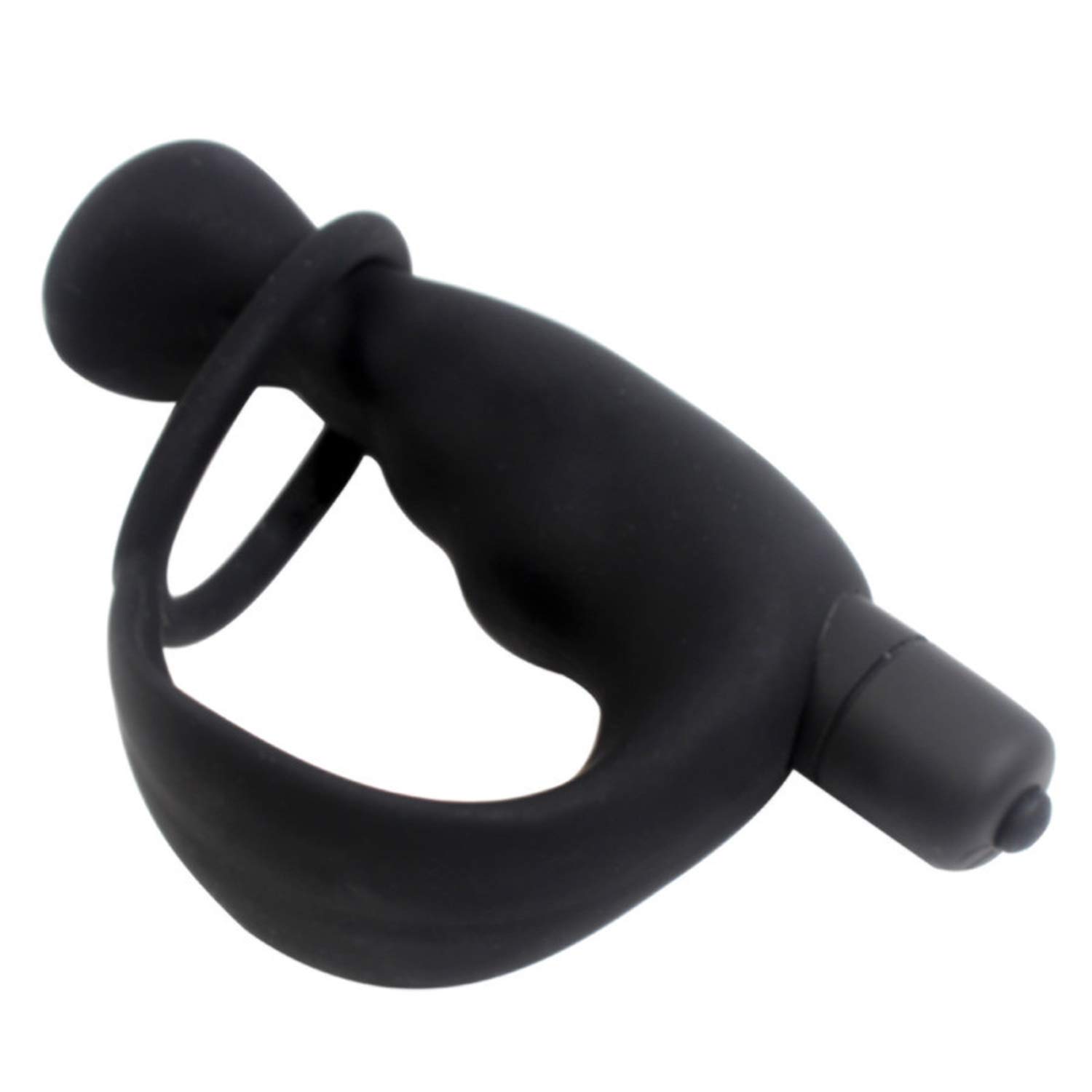 Massaggiatore prostatico – 7 diversi design – Vibration Plug anale prostata – Stimolatore anale sesso uomo erotico G voi massaggiatore giocattolo sessuale (1 anello da pozzetto – sottile – con