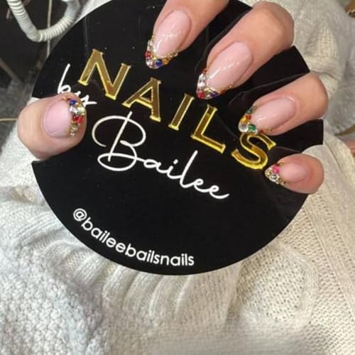 Bandeja personalizada para fotos de uñas acrílica rosa miniatura 4