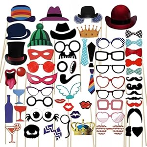 Dearbag 58 Stück Foto Requisiten Set