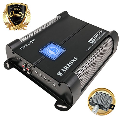 Car Amplifiers - Gravity Audio WZ3000.1D Warzone 3000W Class D Amp 1/2/4 Ohm