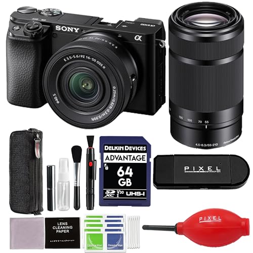 Sony a6100 Mirrorless Camera with Lenses and Accessories