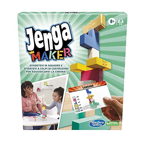 Hasbro European Services 4 The Square Stockley Park UXBRIDGE UB11 1ET GB Jenga Maker 8 - Juego de Mesa
