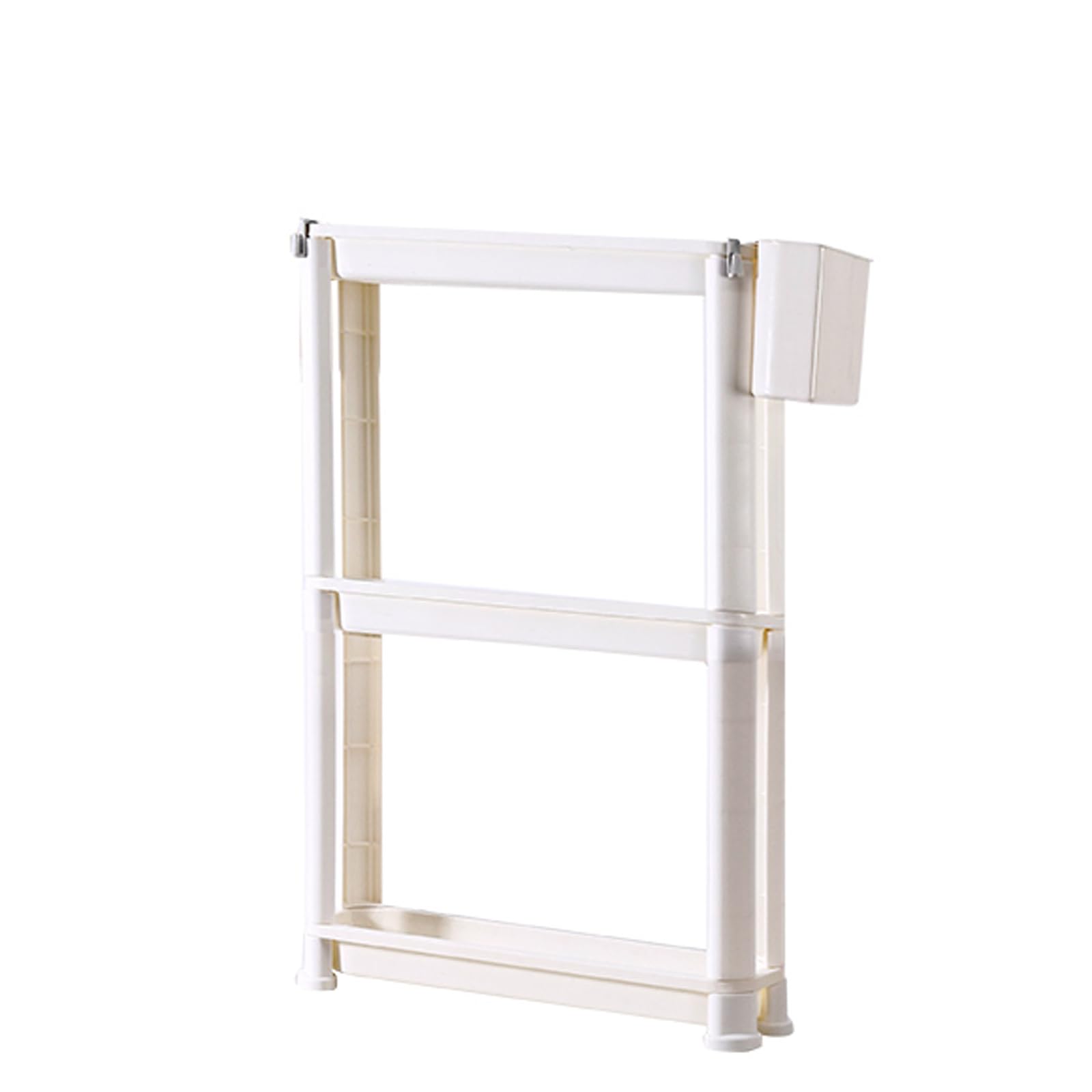 Estantería estrecha para baño y cocina: carrito móvil de 13 cm para organizar cosméticos