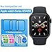 Joeyu (3 Stück) Panzer Schutz Glas für Apple watch Series 6/5/4/SE/SE2/SE3 40mm，Schutzfolie，9H Härte, Anti-Schock, Blasenfrei, Kratzfest, Fullscreen Panzerglas