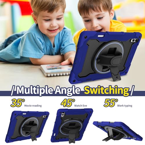 Funda para Samsung Galaxy Tab S11 Ultra anti golpes con soporte elástico multiángulo completo 5