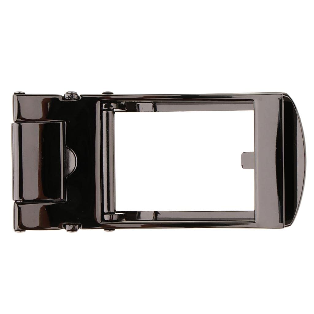 Hebilla automática de repuesto para cinturón de trinquete, accesorios de cinturón deslizante, color negro mate