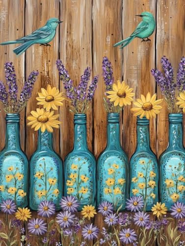 Evacuer le Stress avec le Diamond Painting Oiseau : Grand Kit DIY 80x110cm Broderie Diamant