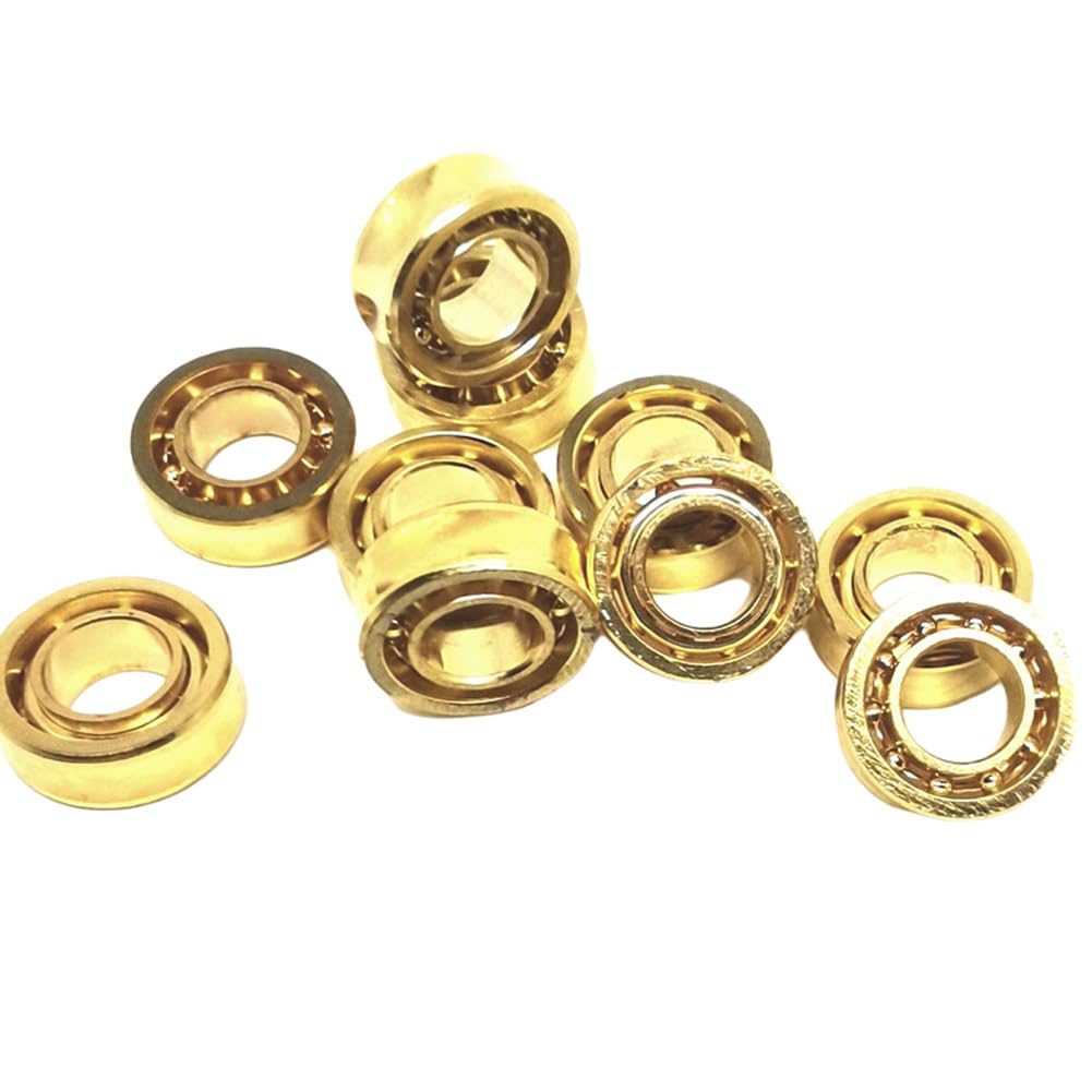 10 Stück Yoyo-Lager R188 Lager Professionelles Extra Langes, Leises YOYO-Lager YoYo-Ersatzlagerteile Gold