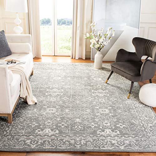 Safavieh Evoke Collection EVK270S Vintage Grey and Ivory Area Rug (6'7" x 9')