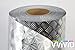 Industrial Utility Diamond Plate Metallic Chrome Finish Vinyl Wrap Silver 17.8 Inches x 3 Feet Sheet Adhesive Roll for Shelves Walls Flooring