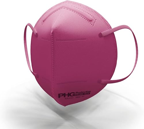 Miniatura 9 de PHG PROTECTIVE HEALTH GEAR Mascarilla facial de alta filtración para niños y niños, fabricada en Estados Unidos, 4 capas, correas para las orejas,