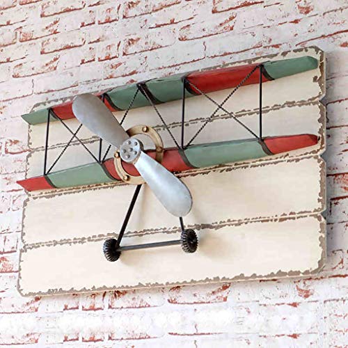 Estante de pared de avión retro para decorar salones industriales 2