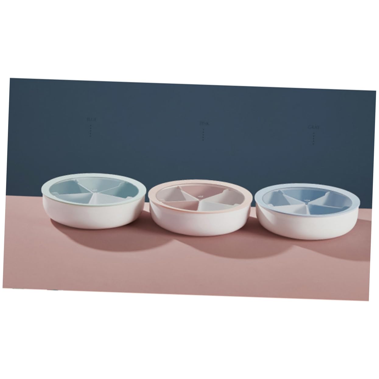MAGICLULU Boîte à Fruits Secs avec Plateau Détachable Couvercle Rangement pour Bonbons Fruits et Noix