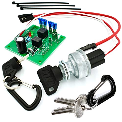 HD Switch Ignition Switch Module AM136681 fits John Deere Model 415 425 445 455 SN 0-70,000 w Replaceable Ignition, 2 Umbrella Keys and 2 Standard Keys