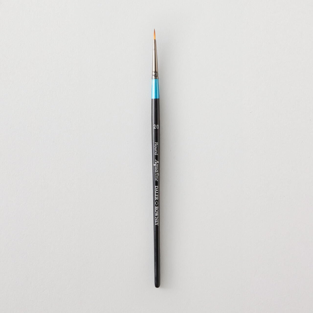 Daler-Rowney Aquafine Watercolour Brush, Soft Synthetic Hair, Short Handle, Round, 2/0