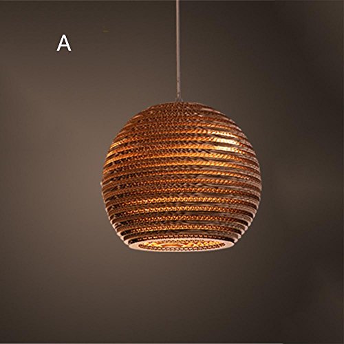 SEESUNG Lustre, Restaurant Zen Salon De Thé Art Kraft Papier Nid D'Abeille Lustre, A