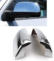 Vista 1 de Cubierta superior de espejo no remolcado triple cromado diseñado para Tundra Sequoia 2007-2020