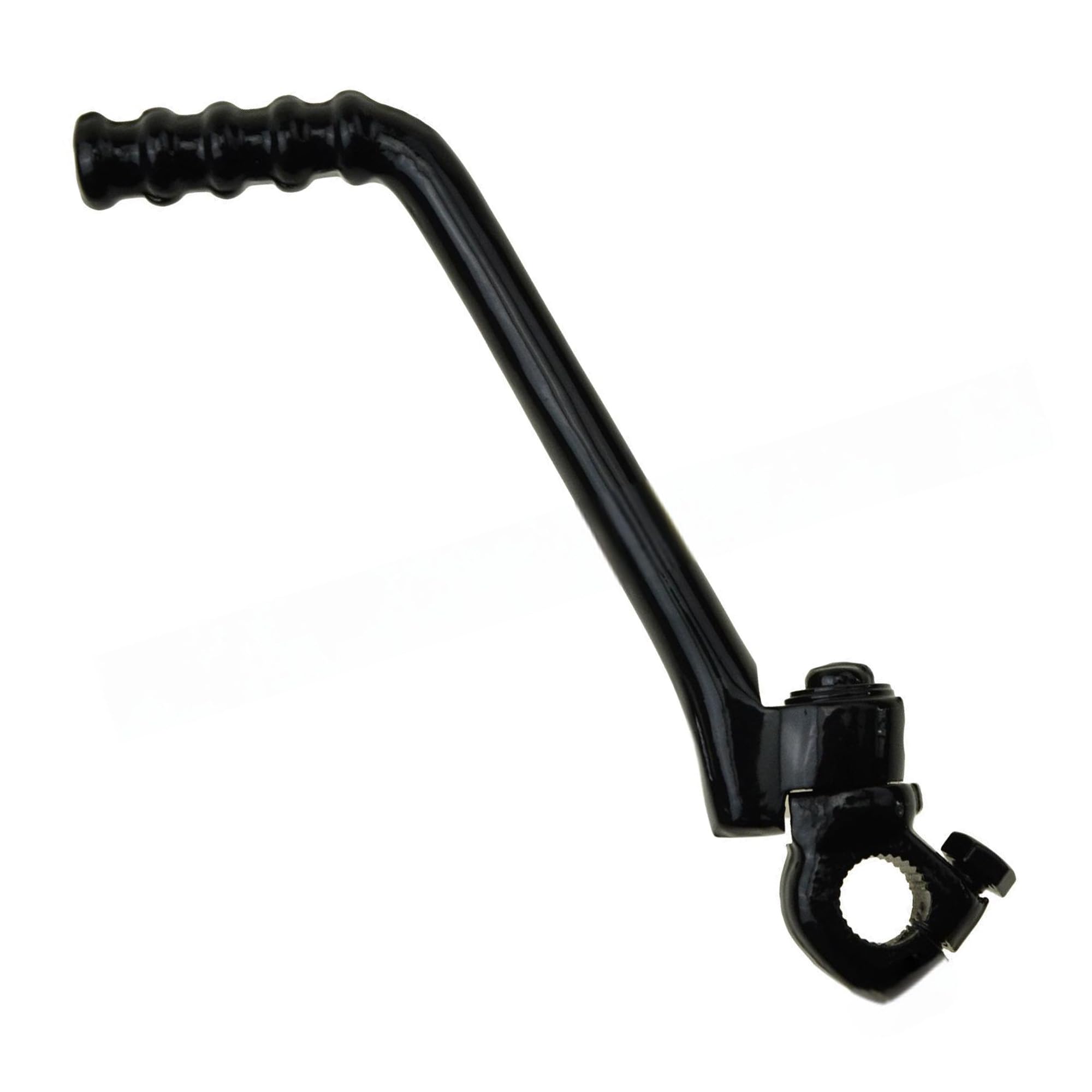 Leva del pedale di avviamento regolabile da 16 mm per moto da cross da 140 cc, 150 cc, 160 cc, 200 cc, 250 cc, in acciaio inox nero (16 mm)