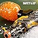 Anstoy Electric Gel Ball Blaster, High-Speed Gelfire Blaster for Orbeez with Eyewear, Splatter Ball Toys for Outdoor Shooting Game Party Gift Ages 14 & Up - Graffiti