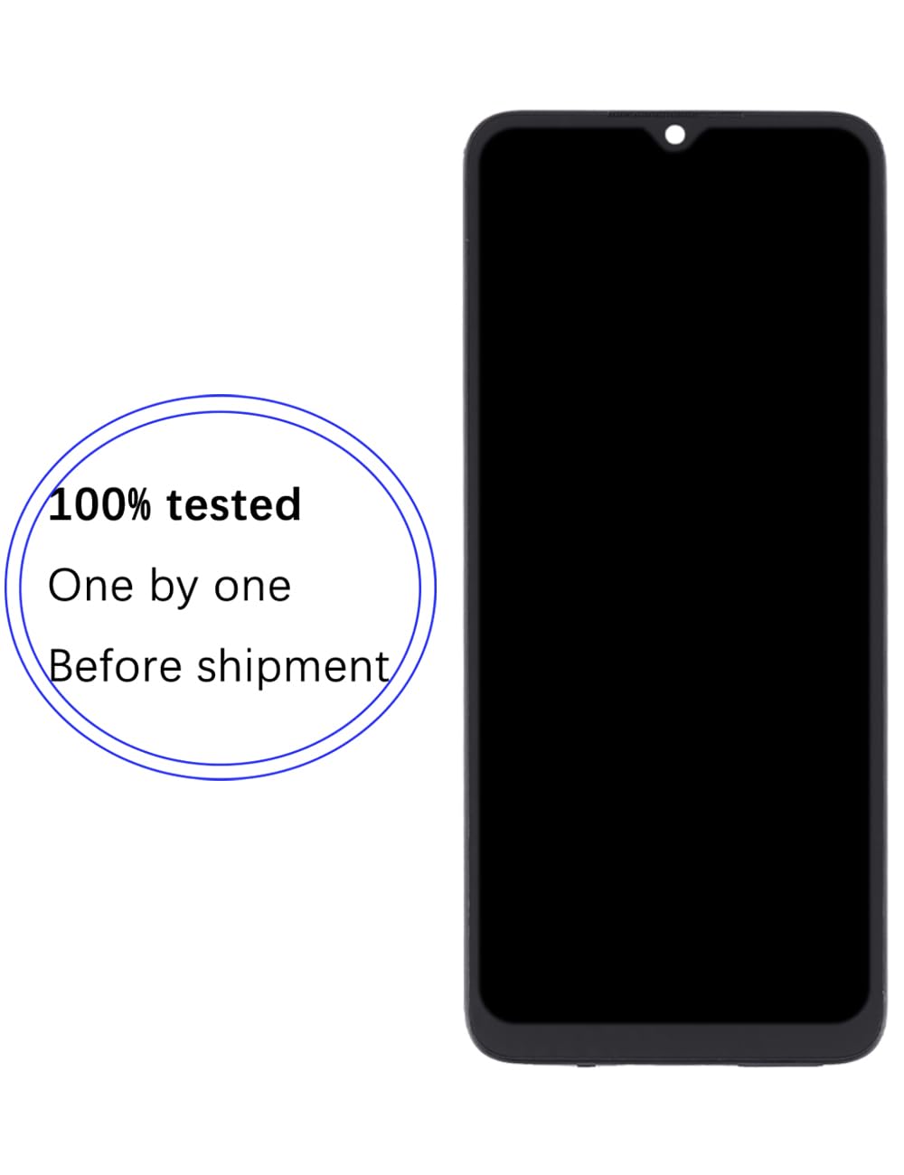 Display originale di ricambio per display LCD Redmi 10c, 220333QAG 220333QBI Display Touch Digitizer Assembly, kit di parti di riparazione (nero con cornice)