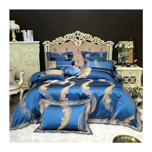Couverture de couette Jacquard avec taies d'oreiller assorties pour grand lit double