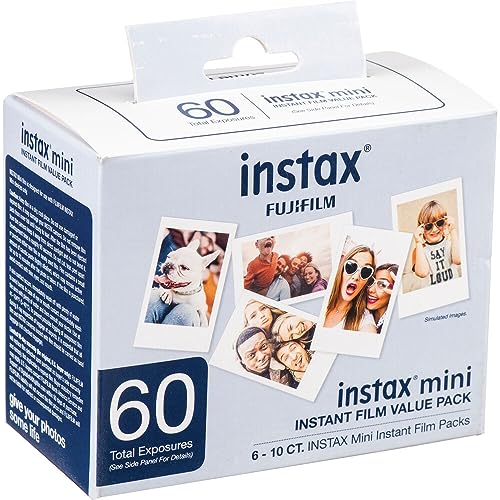 Papel fotográfico instantáneo FUJIFILM INSTAX MINI (2 paquetes de valor, 120 exposiciones) y álbum para fotos Pocket Mini Instax de 108 hojas miniatura 2
