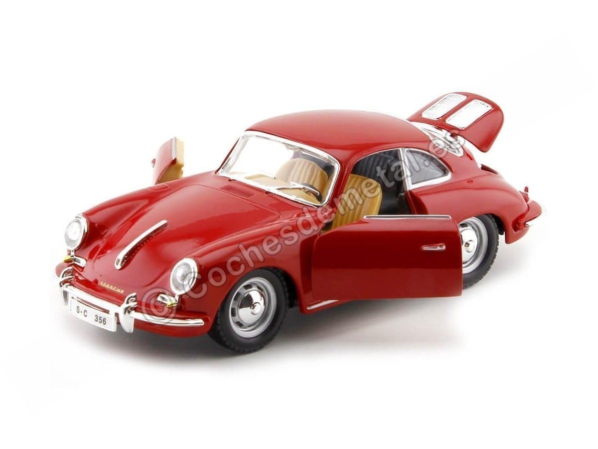 Buy Bburago 1:24 Porsche 356B Coupe (1961) Diecast Car Online at