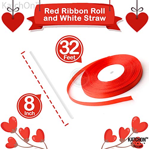Image of KatchOn, Red Lip Balloons - 30 Inch, Pack of 8 | Kiss Balloons for Anniversary Party Decorations | Lips Foil Balloons for Bachelorette Party Decorations, Pride Decorations, Pride Month Decorations