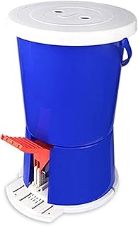 HHORB Mini Machine À Laver À Pied Portable Non Électrique Cuve À Linge 2 en 1 Dortoir Comptoir Manuel Laveuse À Pédale Machine À Laver pour Camping Dortoirs Appartements Voyage,B