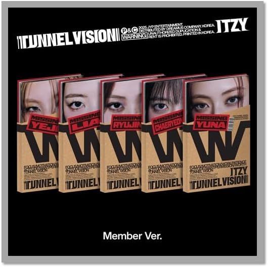 IT.ZY TUNNEL VISION [Member 5 Ver Set] 11th Mini Album