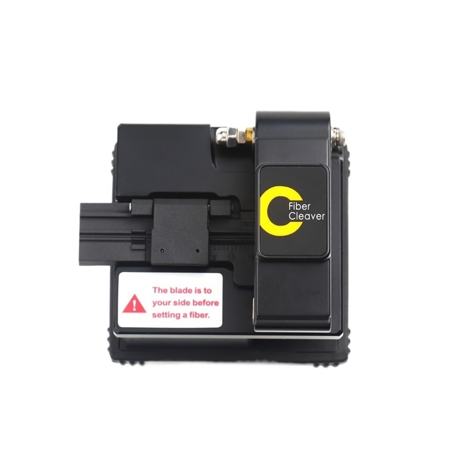 Precision Fiber Optic Cleaver, Cable Cutting Knife with 16 Position Blades Cutter Optoelectronic Cleaver