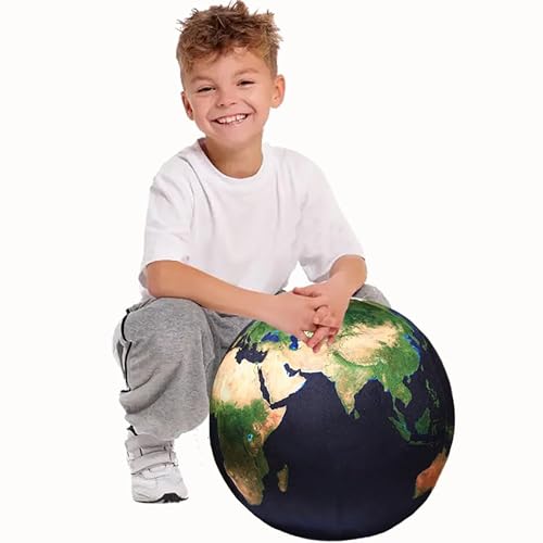 ELAINREN Realistic Blue Earth Stuffed Big Pillow /10''