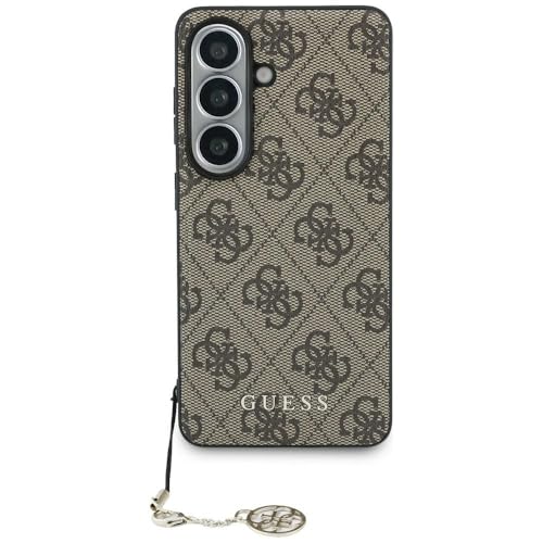 CG MOBILE Guess Coque de protection classique avec logo pour Samsung Galaxy S26 (marron)