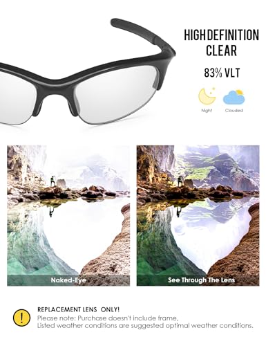 Image of BLAZERBUCK Replacement Lenses & Sock Kit for Oakley Half Jacket Sunglass