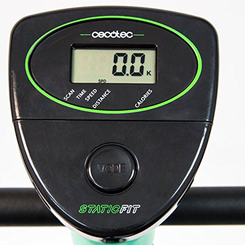 Cecotec Force Fixed - Bicicleta estática, Verde