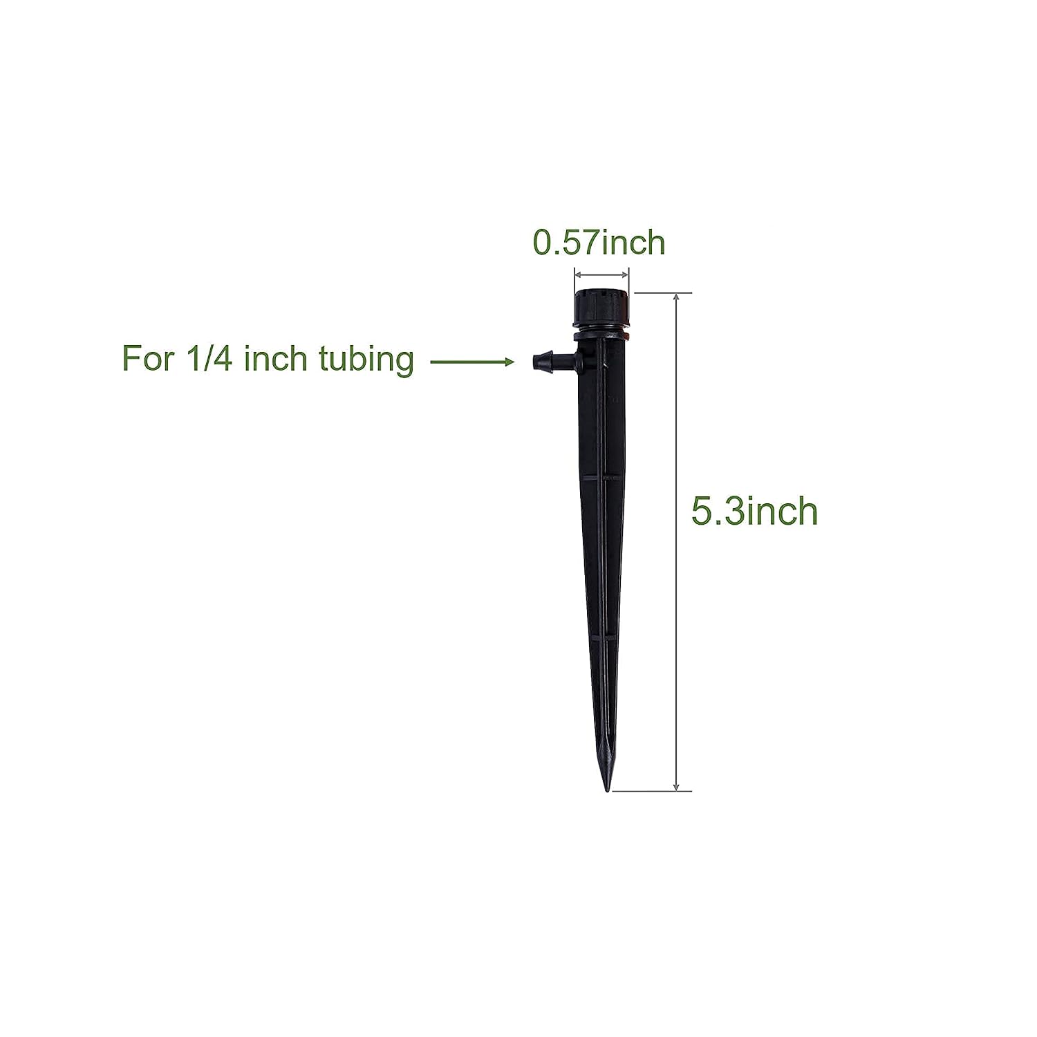 60pcs Drip Irrigation Emitters Irrigation Drippers Adjustbale Drip Emitters