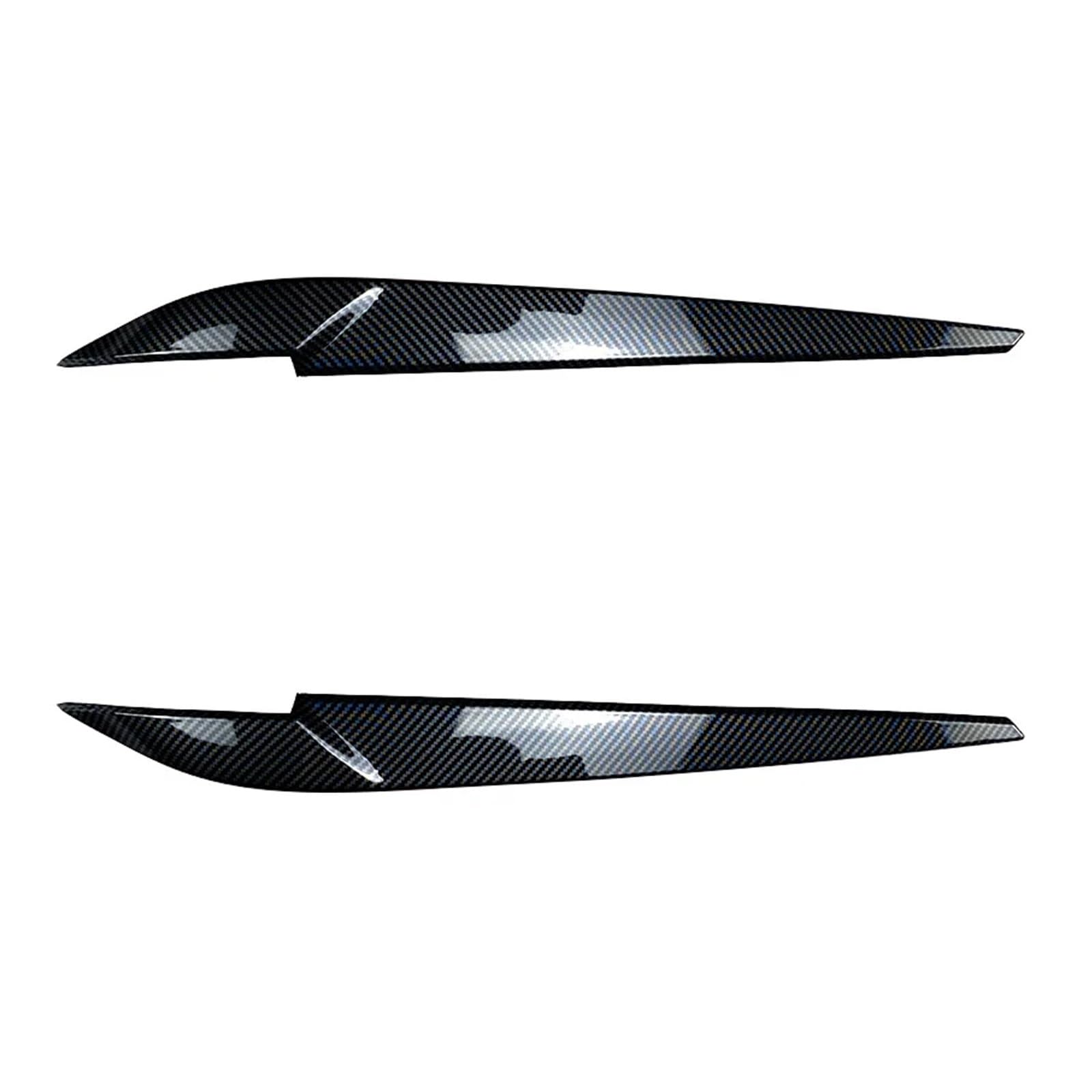 1 para przednich reflektorów samochodowych, osłona na powieki, Compatible With X5 X6 F15 F16 2014 2015 2016 2017 2018, naklejki samochodowe, osłona na powieki(Carbon look)