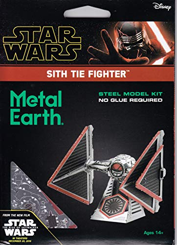Maqueta 3D Metal Star Wars Sith Tie Fighter miniatura 6