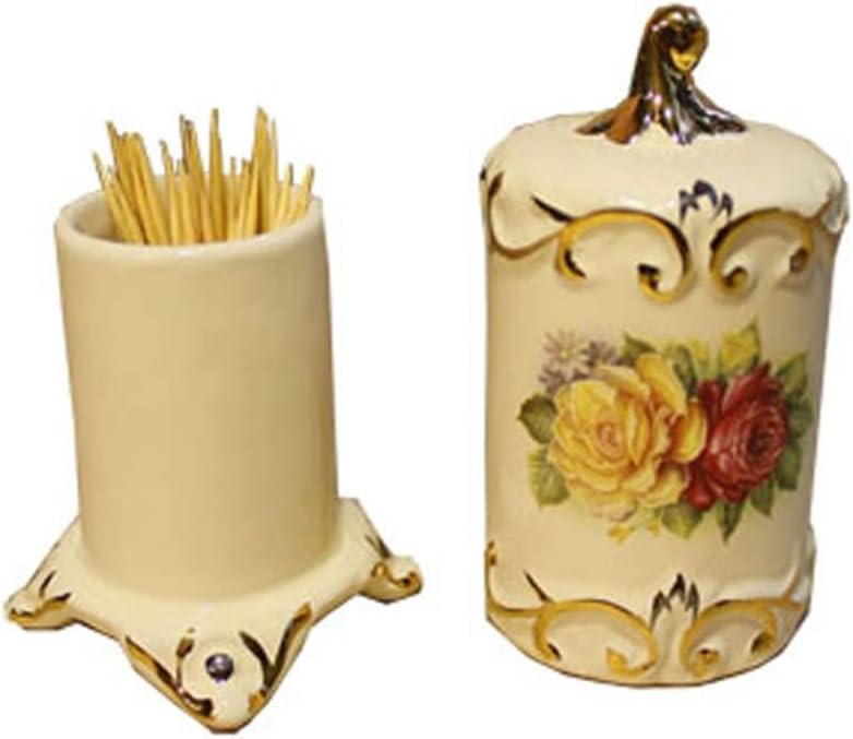 European-style toothpick holder portable box retro dining room living decoration