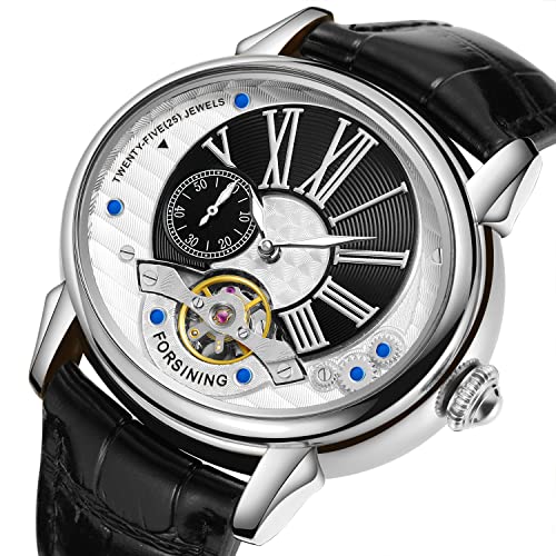 Image of FORSINING Classic Automatic Mechanical Men Wristwatch Military Army Sport Big Roman Number Top Brand Luxury Watch