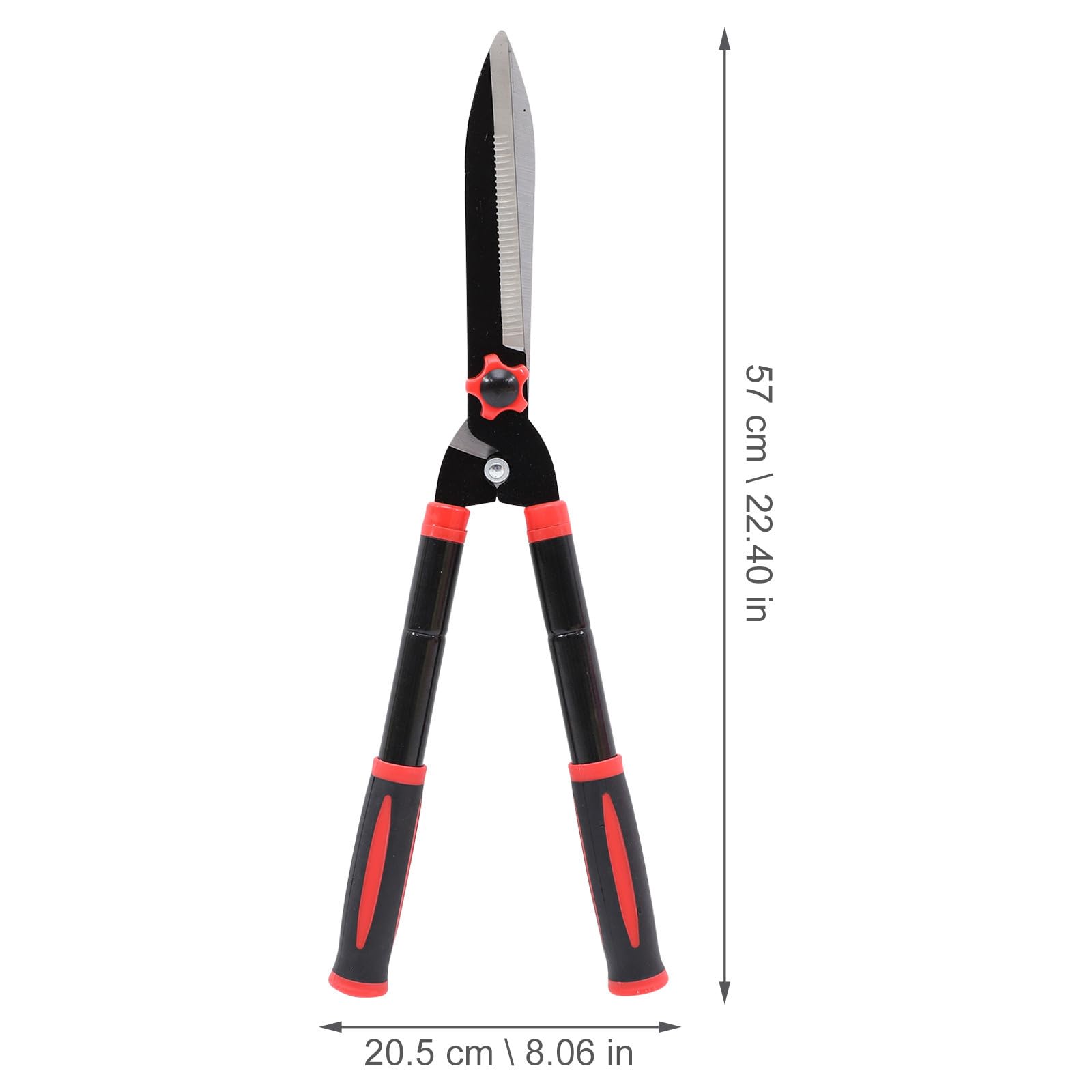 Toddmomy Podadora de Jardín Manual Cuchillas de Acero Sk5 y Mango de Goma, Tijeras Cortasetos Extensibles de 22 a 30 Pulgadas para Recortar Arbustos y Setos Comodidad