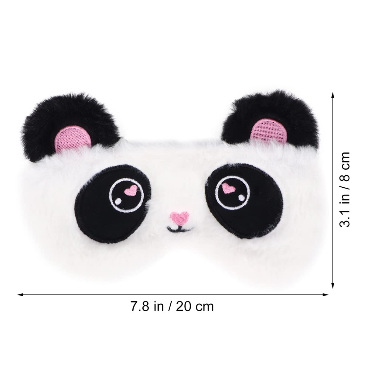 GLEAVI Elegante Maschera Con Motivo Panda Oscurante Confortevole Per Dormire Per Donne