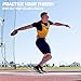 AKABIKE 2pcs Throwing Discus - Official Track and Field High Spin, Low Spin Discus for High School and College Throwers - Outdoor Practice and Competition Discus (1.0KG / 1.6KG / 2.0KG)