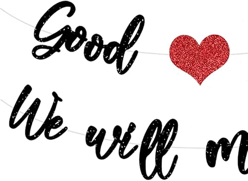 Miniatura 7 de PALASASA Cartel de "Good Luck We Will Miss You", decoración de fiesta de despedida, fiesta de jubilación, fiesta de graduación, fiesta de despedida,