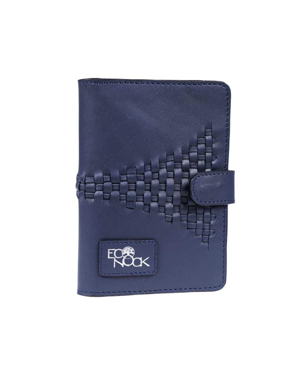 Soul- Fix Passport Case | No Shoulder Strap,Magnetic Flap Closure | for Men & Women | Upcycled Leather (Metallic Blue, 5.5 X 3.5 X 0.5 Inch)-image-36